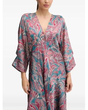 INTROPIA Vestido Midi Luisa - Rojo