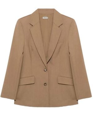 Jonathan Simkhai ノッチドカラージャケット - ナチュラル