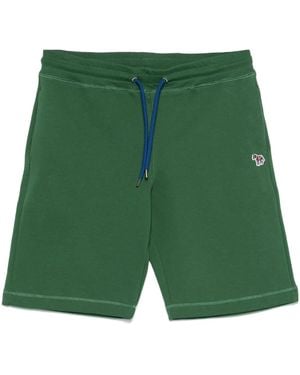 Paul Smith ゼブラパッチ トラックショーツ - グリーン