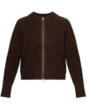 Samsøe & Samsøe Zip-Up Cardigan - Brown