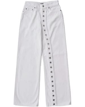 Jean Paul Gaultier Geknöpfte Jeans - Weiß