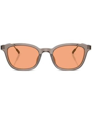 Moncler Lentis Geometric-Frame Sunglasses - Pink