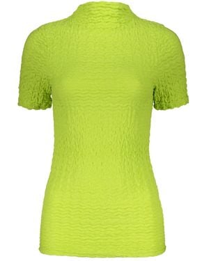 Low Classic Top Sin Mangasde Mezcla De Algodón - Verde