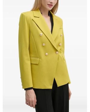 GAUDI Button-Embellished Blazer - Yellow