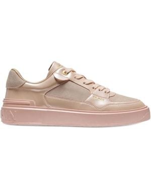 Balmain レザースニーカー - ピンク
