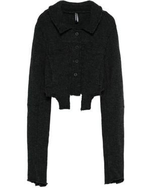 Rundholz Cropped Jacket - ブラック