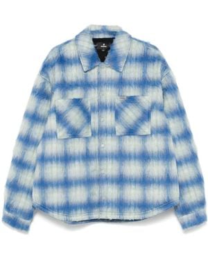 Represent Checked Jacket - Blue