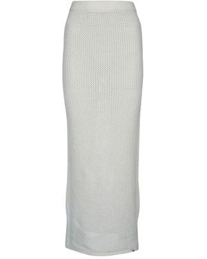 Tommy Hilfiger Gonna Knitted Skirt - White