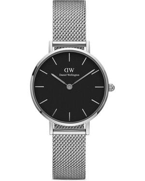 Daniel Wellington Petite 28 Logo Watch - Black