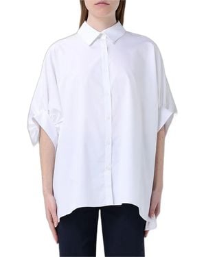 Hanita Chemise À Coupe Oversize - White