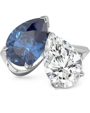 SOLO for Diamonds Diamond Sapphire Ring - Blue