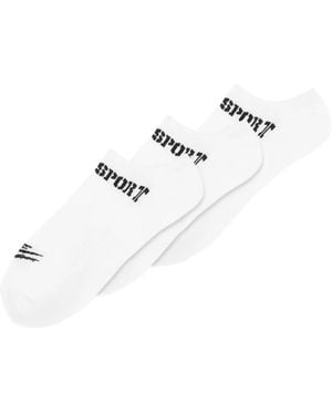 Philipp Plein Logo-Detail Socks (Pack Of Three) - White
