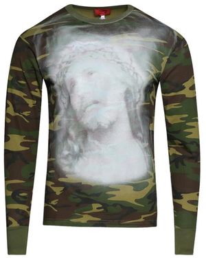 La Maskarade Miami Camouflage-Print T-Shirt - Green