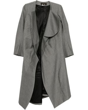 Comme des Garçons Asymmetric Wool Coat - Grey