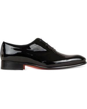 Santoni Oxford-Schuhe aus Lackleder - Schwarz
