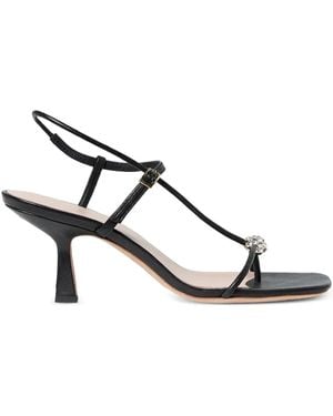 Loeffler Randall Sandali Triana Con Cristalli 70Mm - Nero