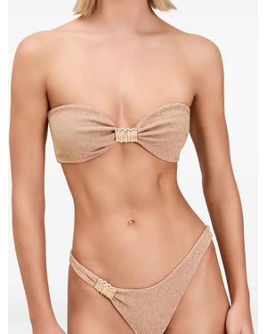 Devon Windsor Shimmering Hardware-Detail Bikini - Multicolor