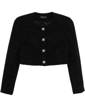Xenia Magera Diamond Jacket - Black