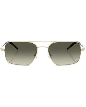 Oliver Peoples Victory Ii Square-Frame Sunglasses - Green