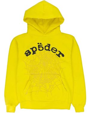 Sp5der Legacy Hoodie - Yellow