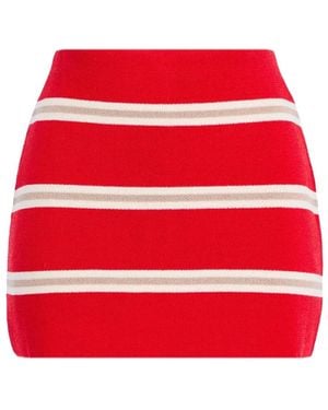 SER.O.YA Kian Striped Skort - Red