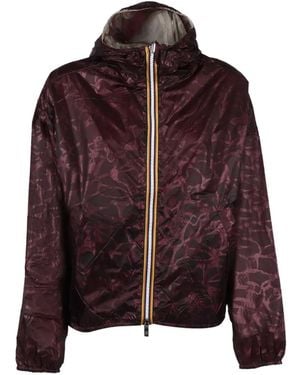 K-Way Lightweight Hooded Jacket - Purple