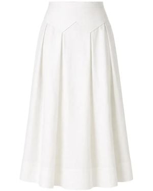 Temperley London Elodie Pleated Elodie Skirt - White