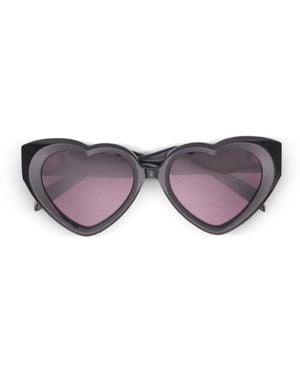 Maje Heart-Shaped Sunglasses - Purple
