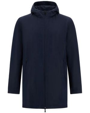 Herno Wendbarer Kapuzenparka - Blau