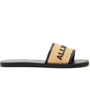 AllSaints Sandali Slides Hoxton - Bianco