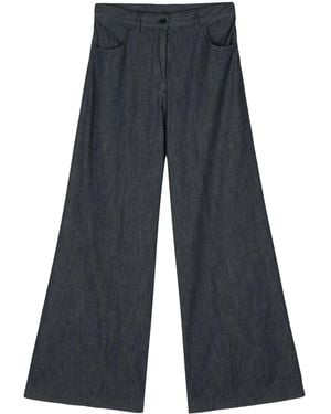 Aspesi Mid-Rise Wide-Leg Jeans - Blue