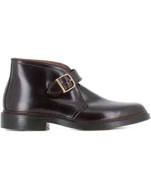 Alden Laarzen Met Gespdetail - Zwart