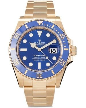 Rolex Montre Submariner 41 Mm Non Portée - Bleu