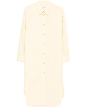 KHAITE Gloria Midi Dress - Natural