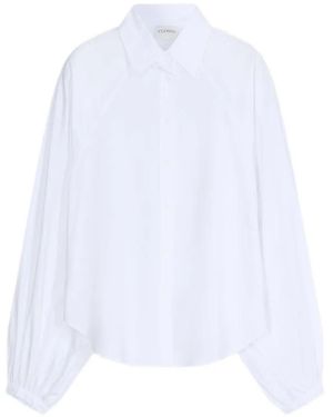 Closed Blusa De Popelina De Manga Raglán - Blanco