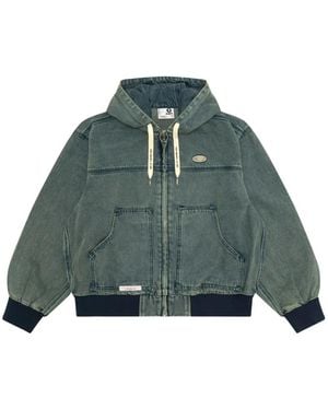 Aape By A Bathing Ape Hooded Zip Jacket - Green