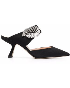 Nicholas Kirkwood Mules Monstera - Nero
