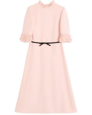 Valentino Garavani Cady Couture Midi Dress - Pink