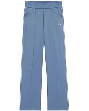 BOSS Erina Side-Stripe Track Trousers - Blue