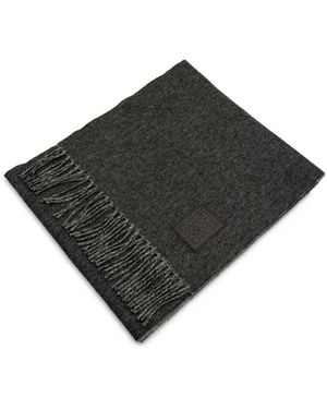 Loewe Schal Mit Logo-Patch - Schwarz
