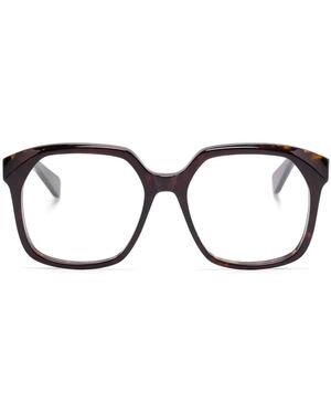 Chloé Brille Mit Eckigem Gestell - Schwarz