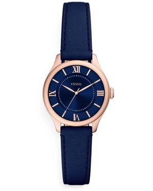 Fossil Gilmore 28Mm Watch - Blue