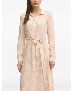GAUDI Tie-Waist Maxi Dress - Natural