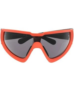 Moncler Wrapid シールドサングラス - レッド