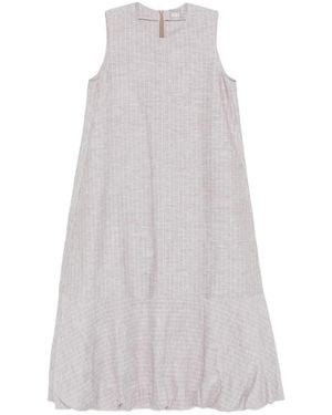 Max Mara Striped Mini Dress - White