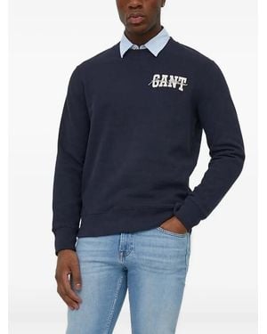 GANT ロゴ スウェットシャツ - ブルー