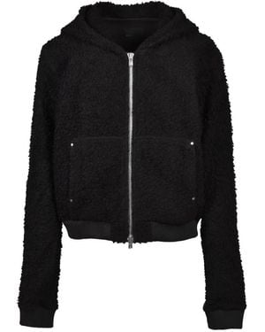 FILTH Sherpa Zip-Up Hoodie - Black