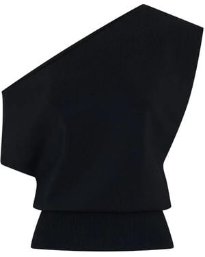 Christopher Esber Top Asimmetrico - Nero