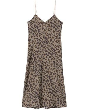 Ba&sh Biara Midi Dress - Brown