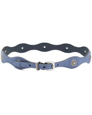 Etro Cinturón Con Apliques - Azul